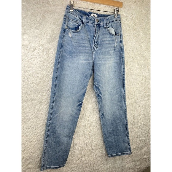 I & M Jeans Signature Women’s Size 9 Regular Stretch Skinny Distressed Ripped - Picture 3 of 16